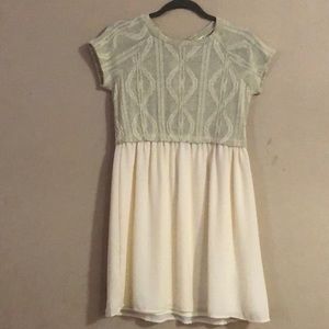 Cream formal dress